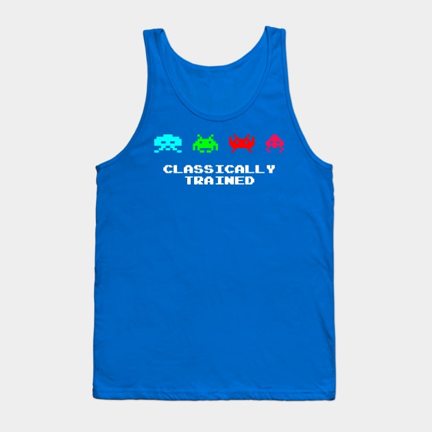 Classically Trained (Invaders) Tank Top by retrochris